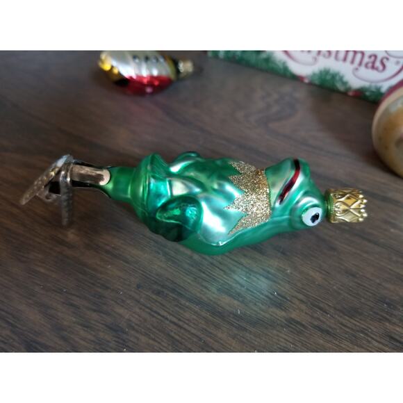 Vintage Old World Glass Hand Blown Christmas Ornaments Lot - Picture 5 of 8